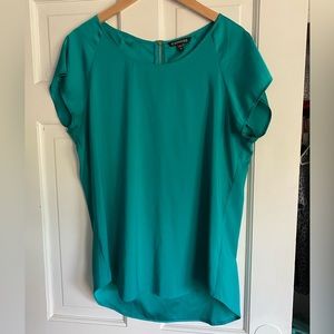 Express women’s size large Gramercy tee teal crew neck